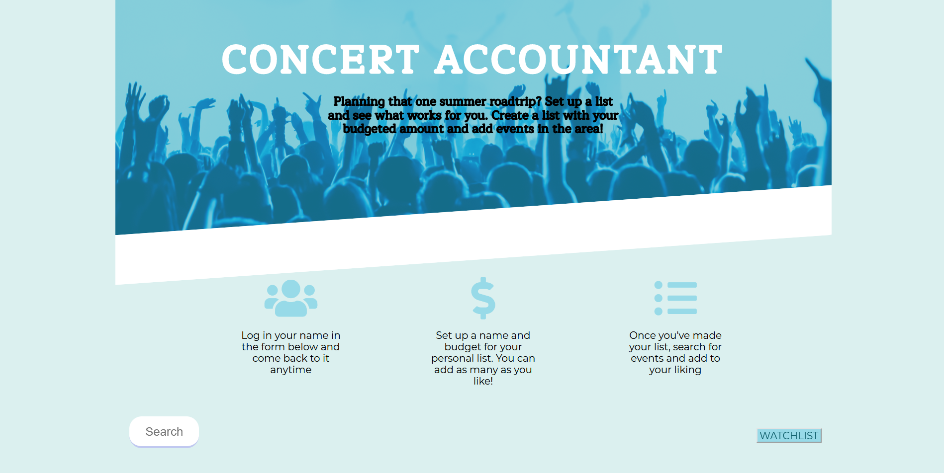 Concert Accountant App